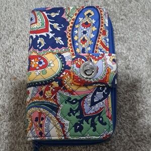 Vera Bradley Multicolor Paisley Wallet